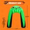 GOOSH 10 FT Halloween Inflatables Archway Blow Up Yard Monster Mouth Archway with Built-in LEDs